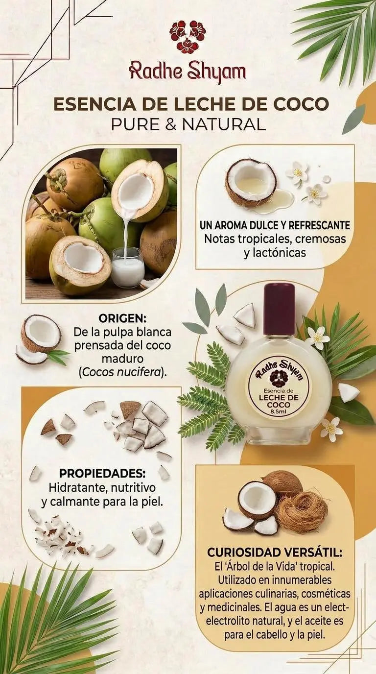 Esencia Radhe Shyam Leche De Coco