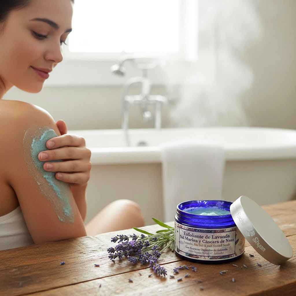 Exfoliante sal marina lavanda
