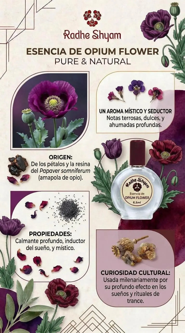 Esencia Radhe Shyam Opium Flower