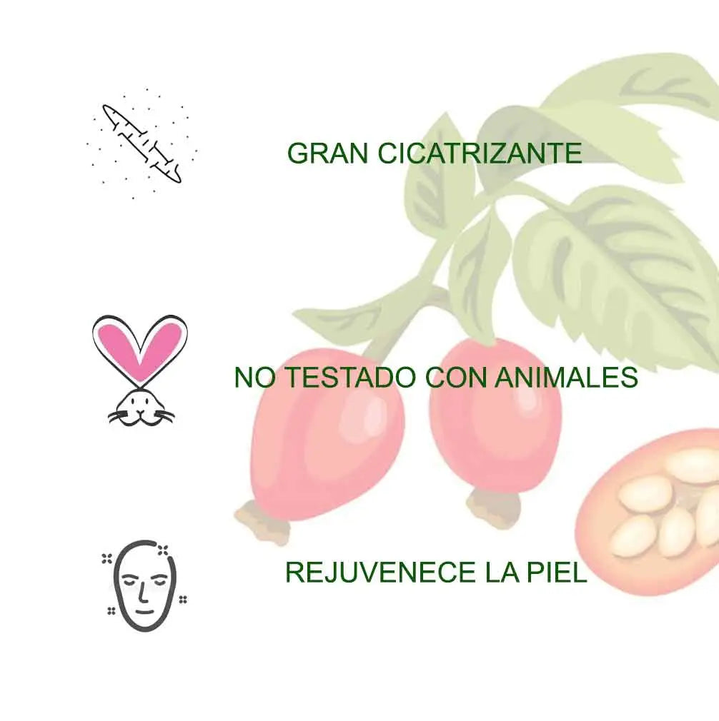 Aceite De Rosa Mosqueta Puro Radhe Shyam