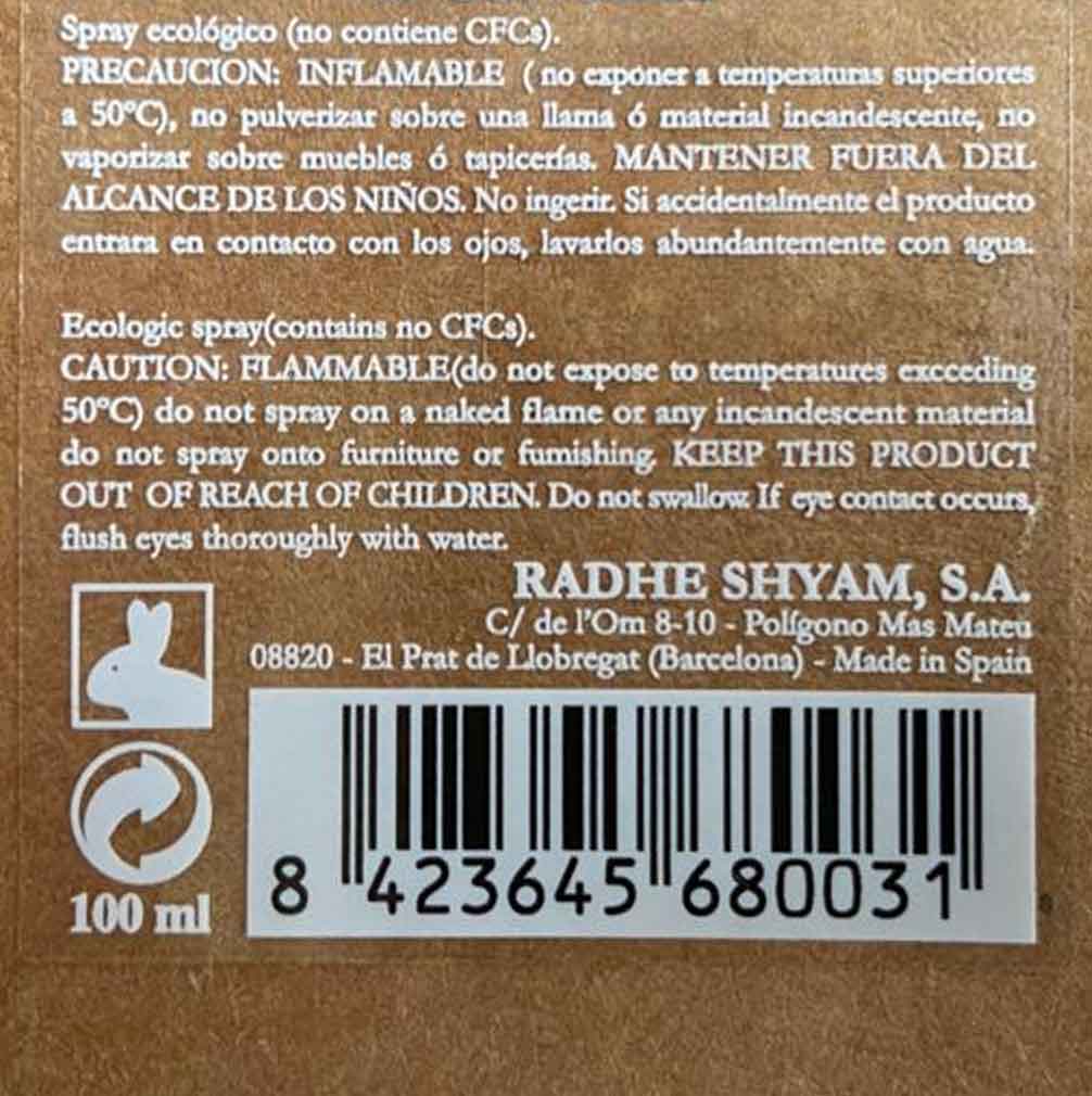 Ambientador Líquido Natural Radhe Shyam - Lavanda Radhe Shyam