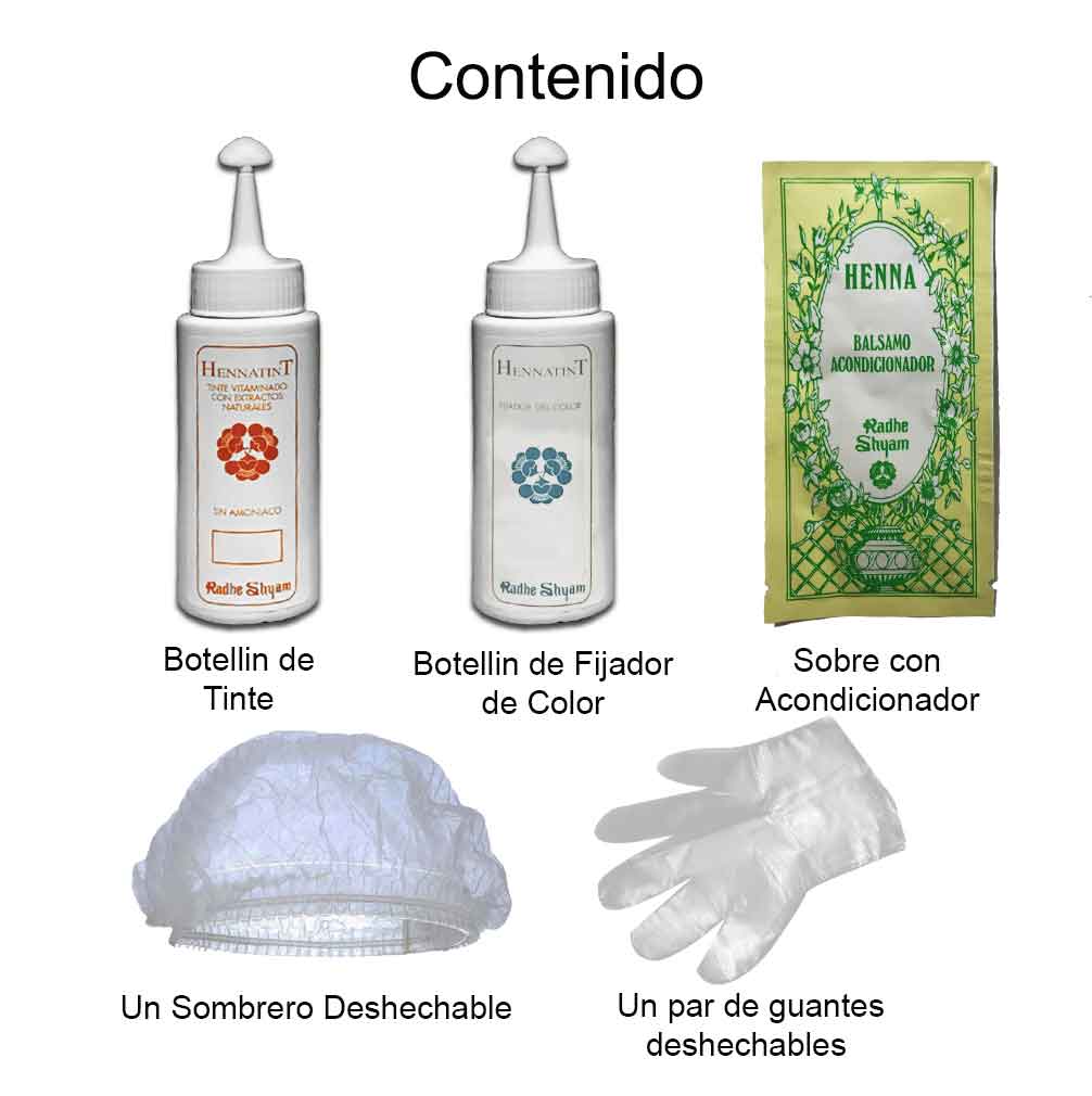 Hennatint Castaño Medio Ceniza Radhe Shyam