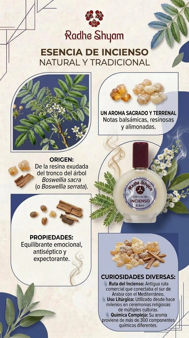 Esencia Radhe Shyam Incienso Natural