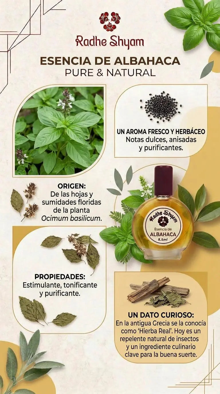 Esencia Radhe Shyam Albahaca