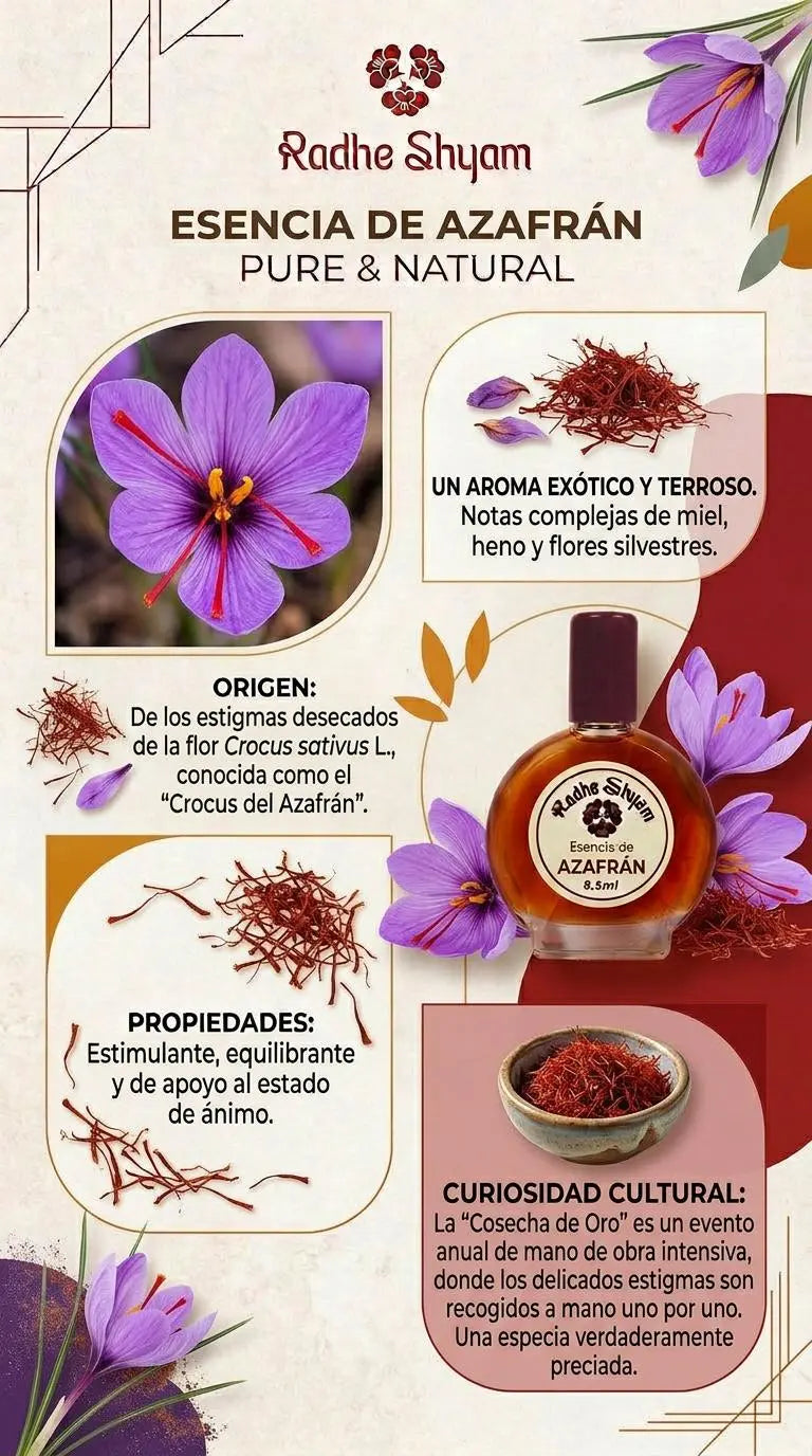Esencia Radhe Shyam Azafran
