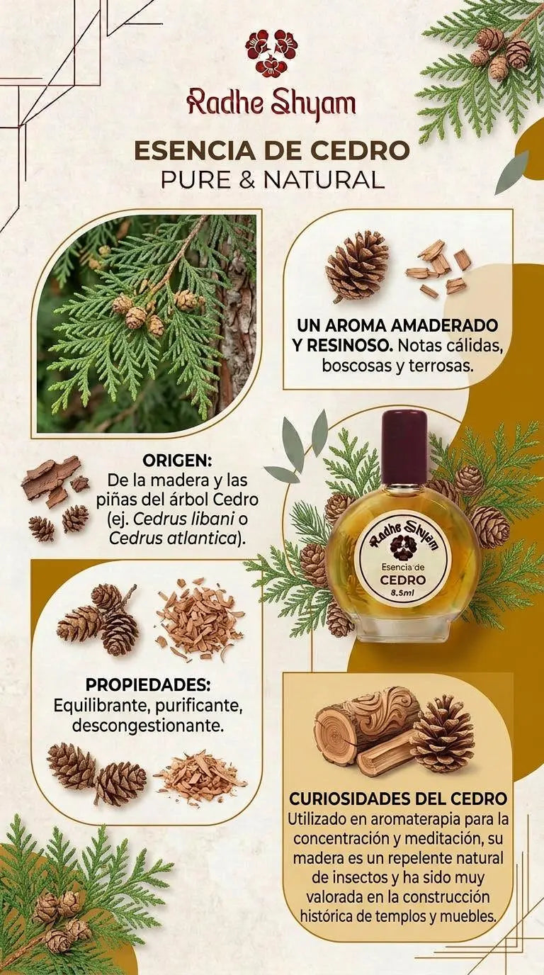 Esencia Radhe Shyam Cedro