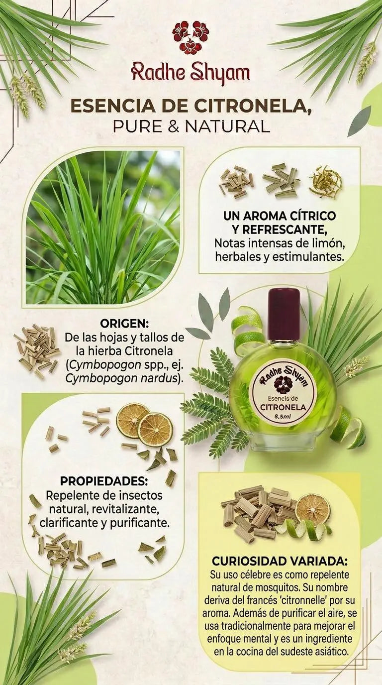 Esencia Radhe Shyam Citronela