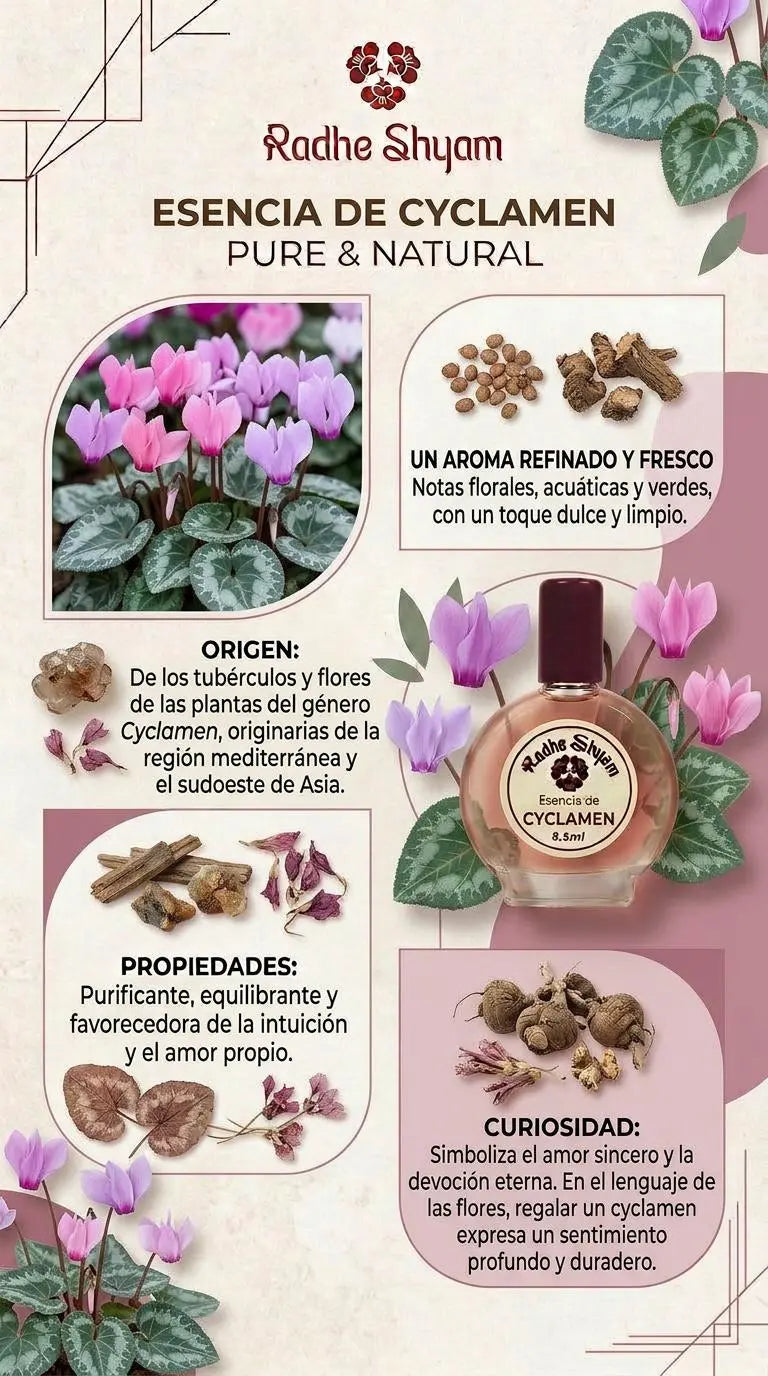 Esencia Radhe Shyam Cyclamen