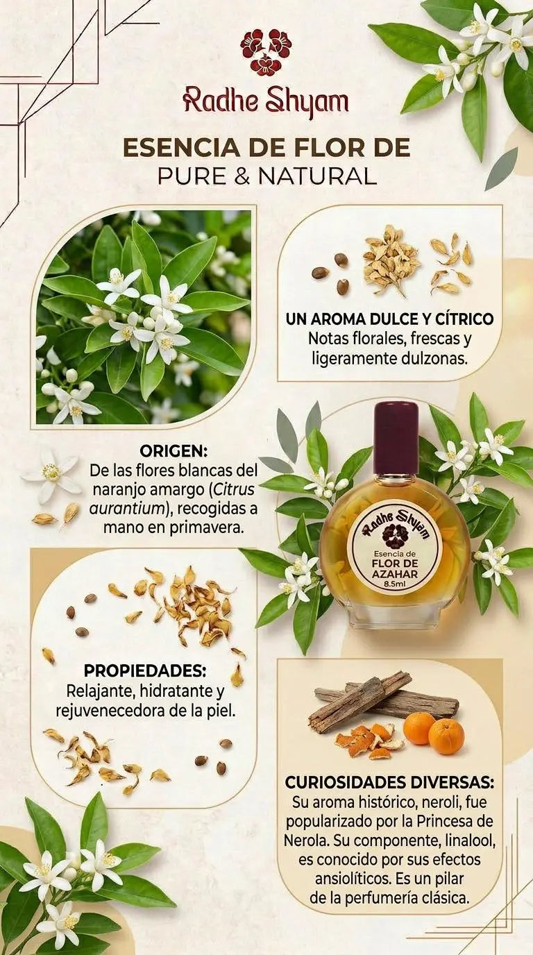 Esencia Radhe Shyam Flor De Azahar
