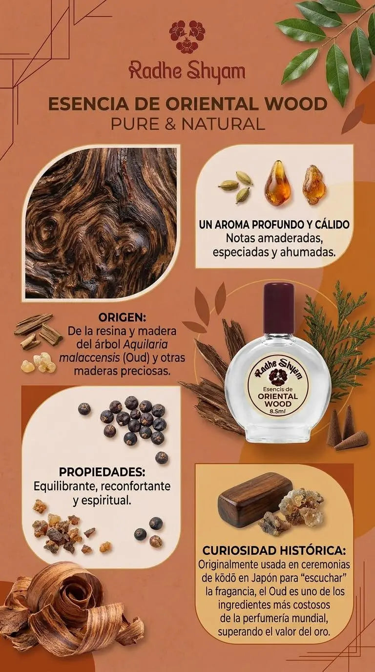Essence de bois oriental Radhe Shyam