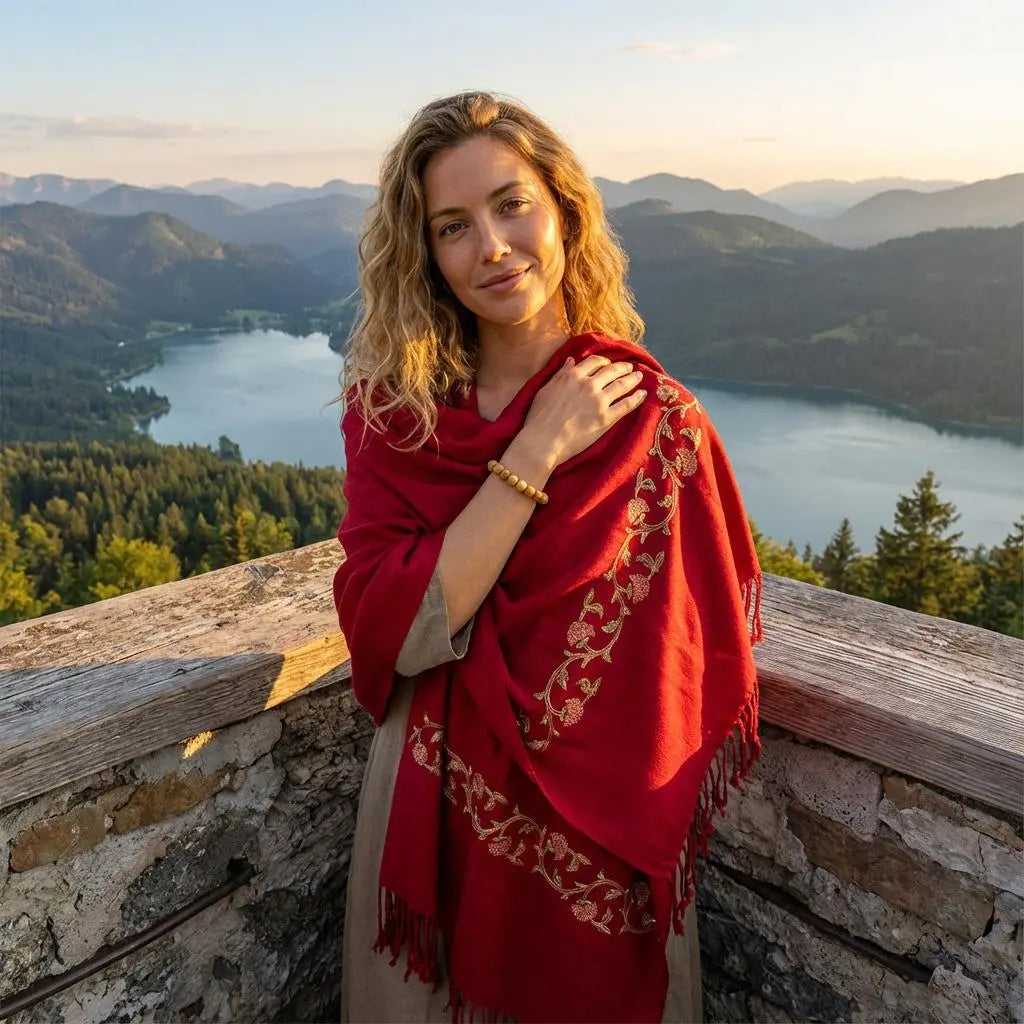Pashminas de cashmere y seda