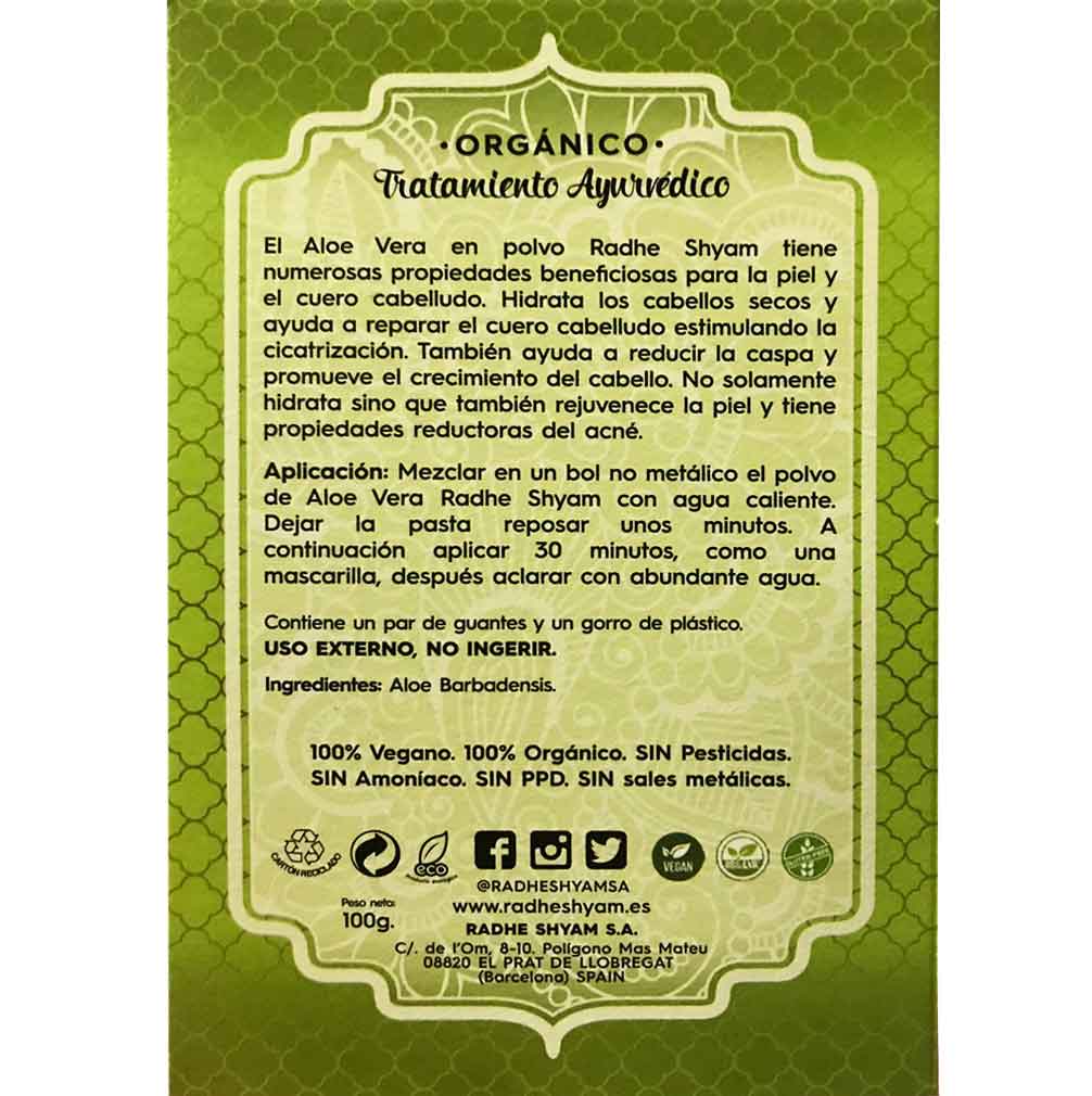 Aloe Vera Tratamiento Ayurvedico Radhe Shyam