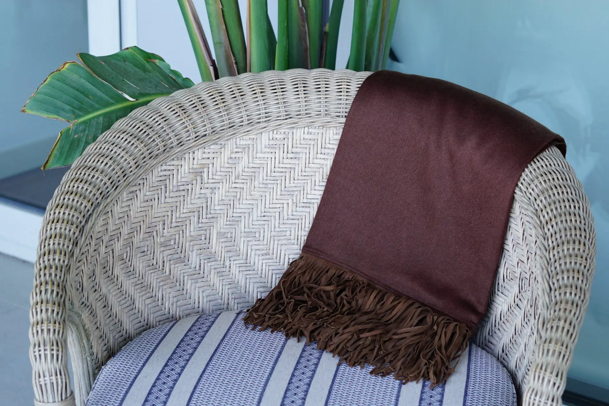 Pashmina de cashmere y seda Radhe Shyam test