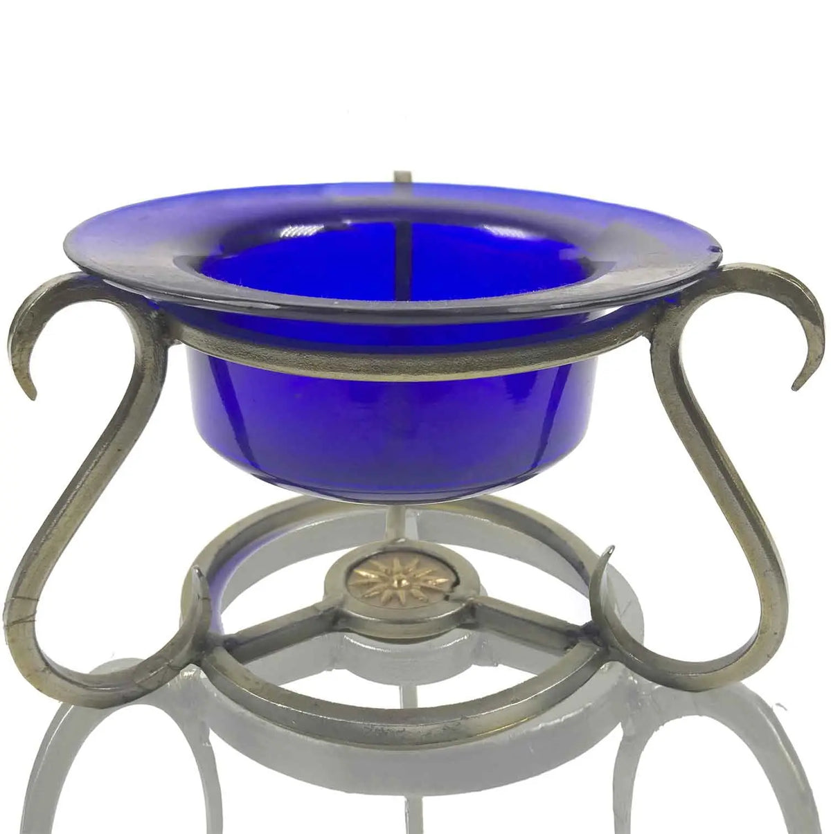 Calienta Poutpourri Vidrio Azul Radhe Shyam