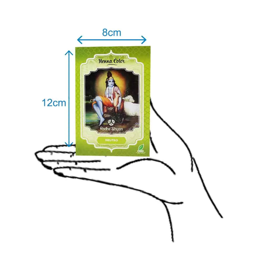Henna Radhe Neutro Polvo Radhe Shyam