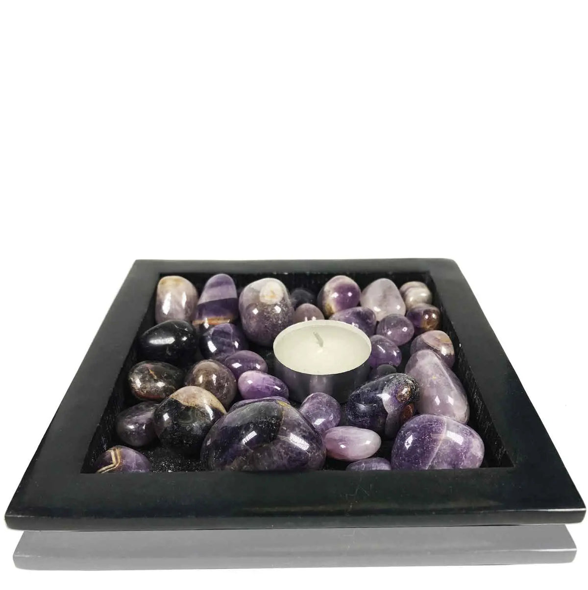 Plato Portavela Grande Amatista Cs779C Radhe Shyam