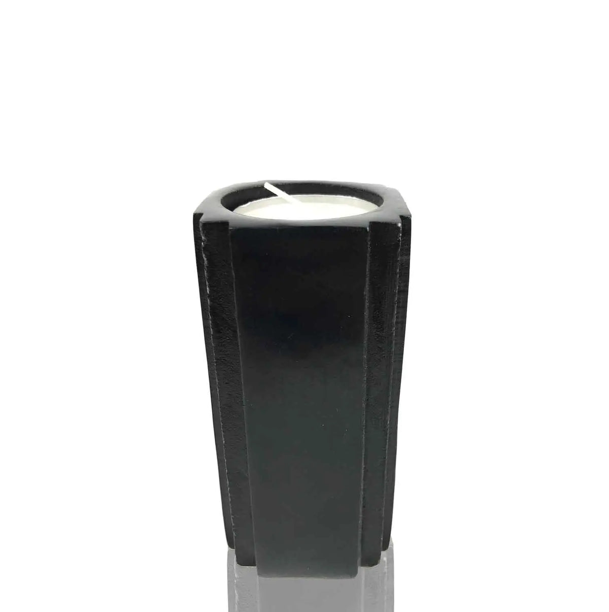 Portavelas Pilar Negro Mediano Cs1519 Radhe Shyam