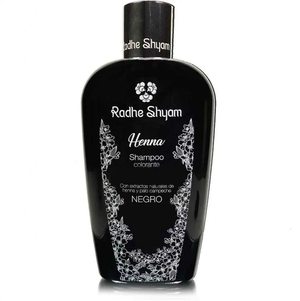 Shampoo Henna Color Negro 250 Cc Y 400 Cc Radhe Shyam